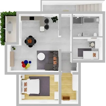 3 Zkb Einliegerwohnung Im Neubau Apartmán *